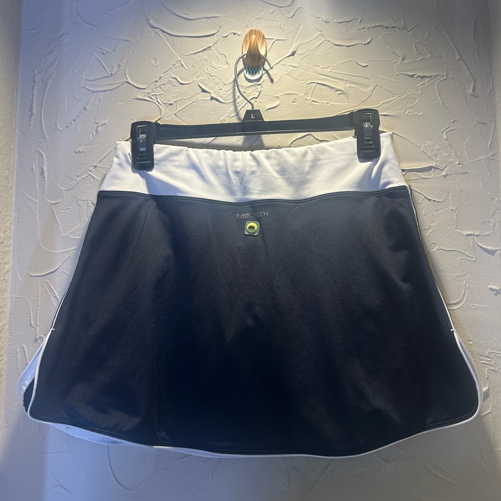 Black and white tennis skirts